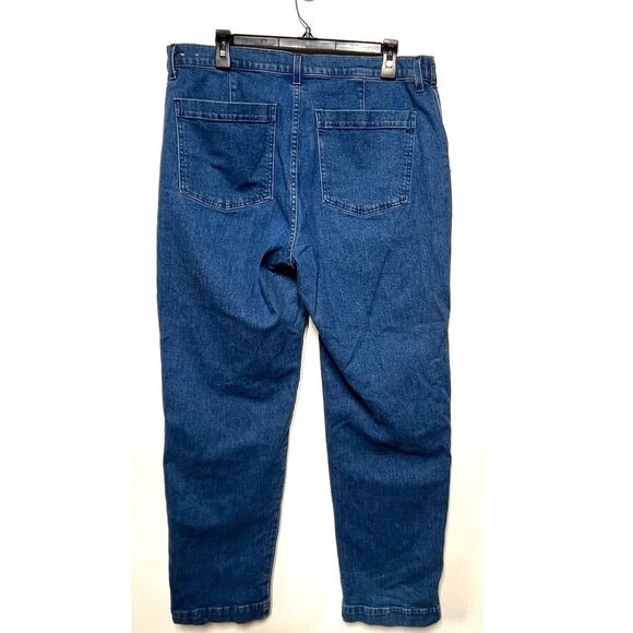 Madewell The Perfect Vintage Jean in Medium Indigo Wash: Seamed Edition 32 - Picture 11 of 16